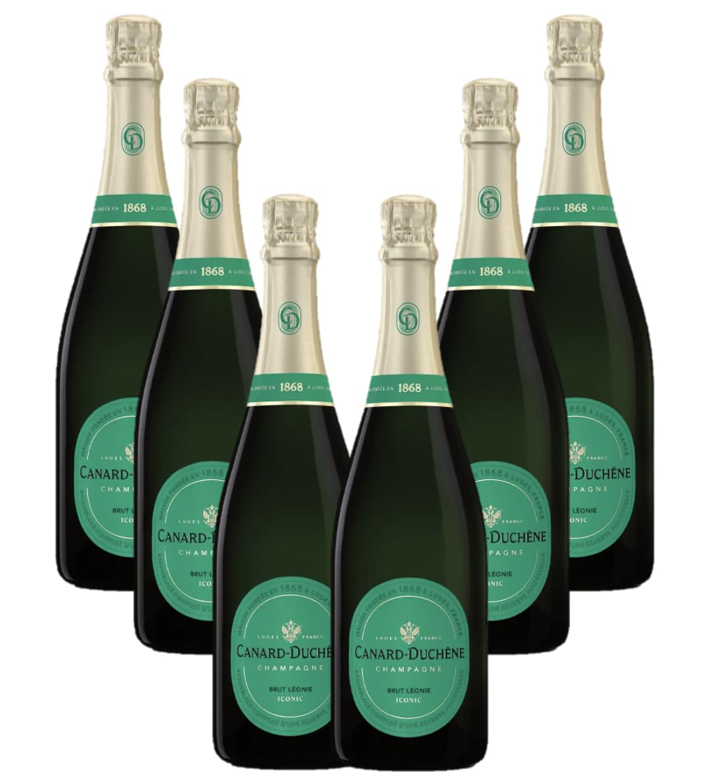 Canard Duchêne Léonie Iconic Brut - Lot de 6 bouteilles de 75 cl - Champagne