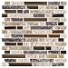 STICKGOO Anti-Mold Peel and Stick Wall Tile, Self-Adhesive Kitchen Backsplash in Sandstone (Pack of 5, Thicker Design)