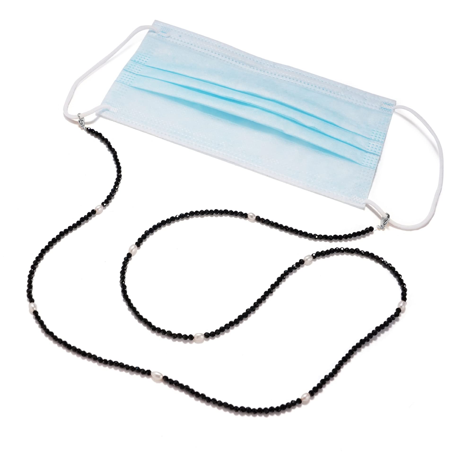 Maskenkette Perle Brillenkette/Brillenkette Mädchen, Maskenhalter Lanyard for Damen