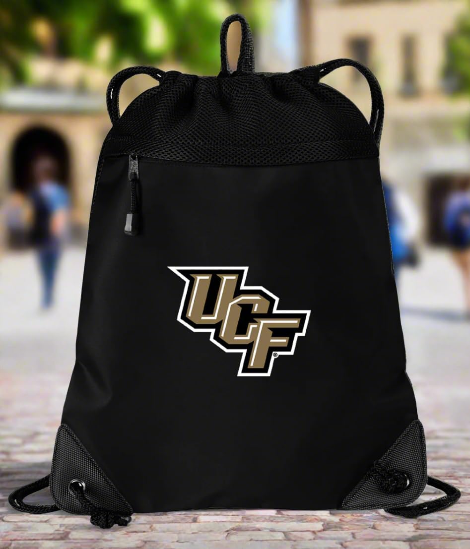 Broad Bay University of Central Florida Drawstring Bag UCF Kinights Cinch Pack Backpack MESH & MICROFIBER