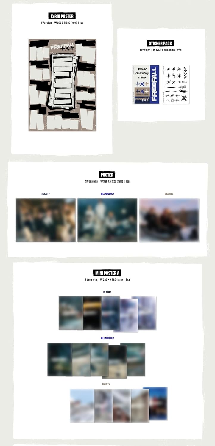 Tomorrow X Together TXT - The Name Chapter : Freefall Album (Clarity Ver.)