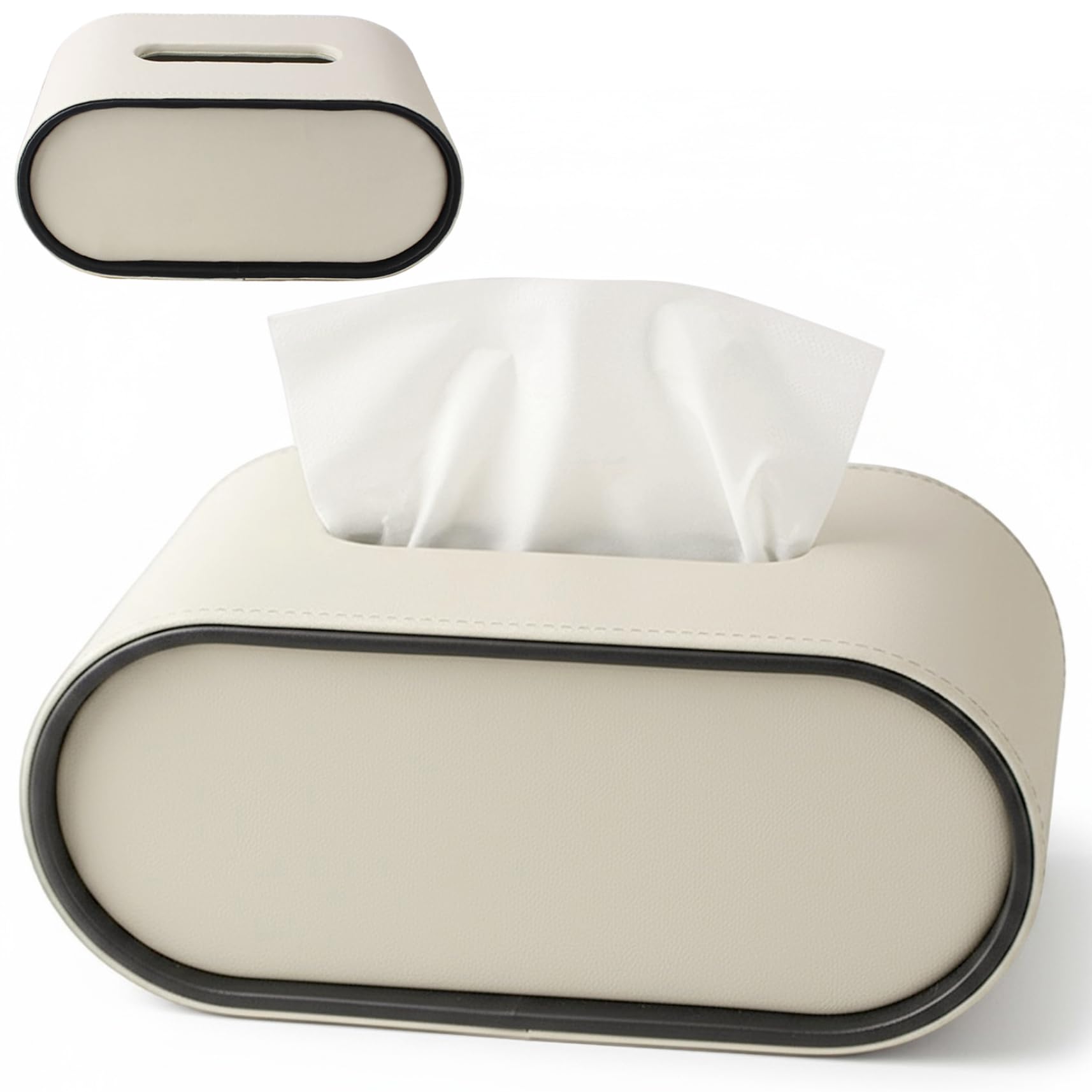 Porte-serviettes de luxe ovale pour la maison et la voiture chic