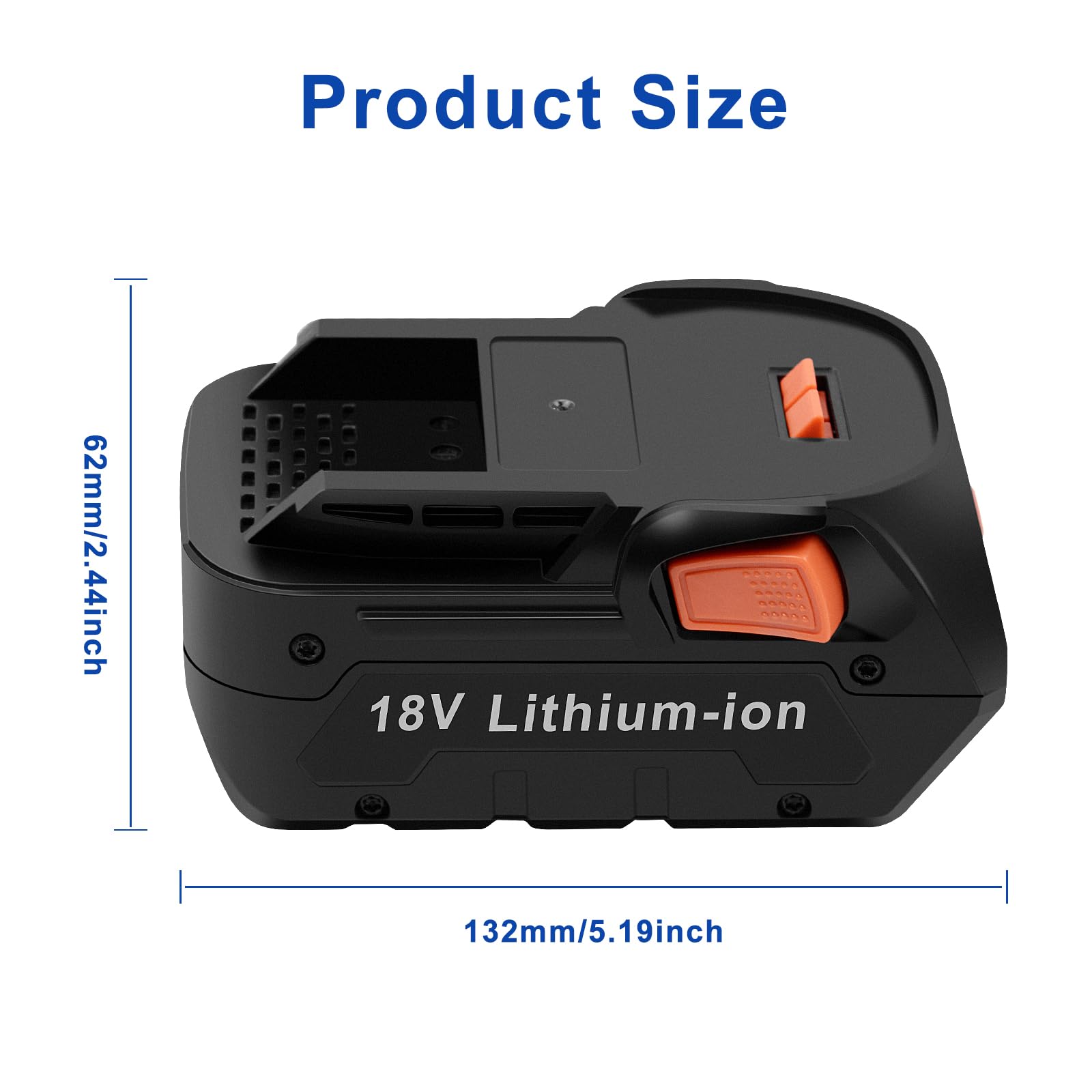 18V 5500mAh Litio Batería de Repuesto para AEG L1815R L1820R L1825R L1830R L1840R L1850R L1860R B1814G B1817G B1814 B1820R B1830R M1830R BS18G