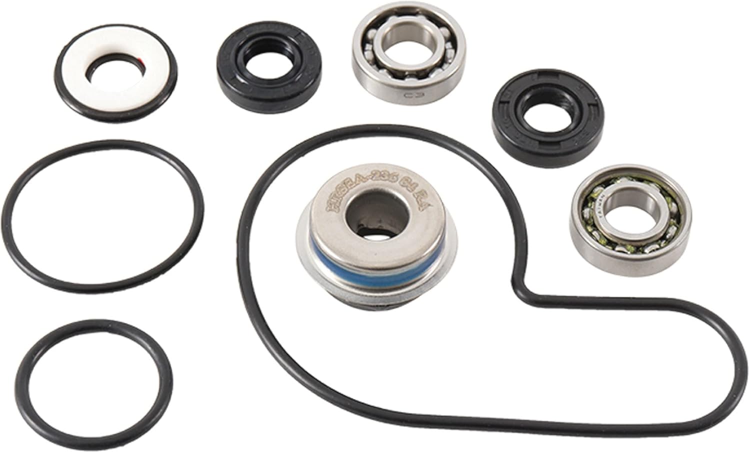 WPK0053 Hot Rods Water Pump Repair Kit Compatible with/Replacement for Arctic Cart Kawasaki Suzuki DRZ KFX 400 WPK0053