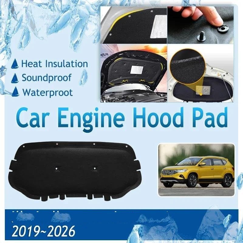Tapis insonorisant pour capot moteur de VW Jetta VS5 type C - 4