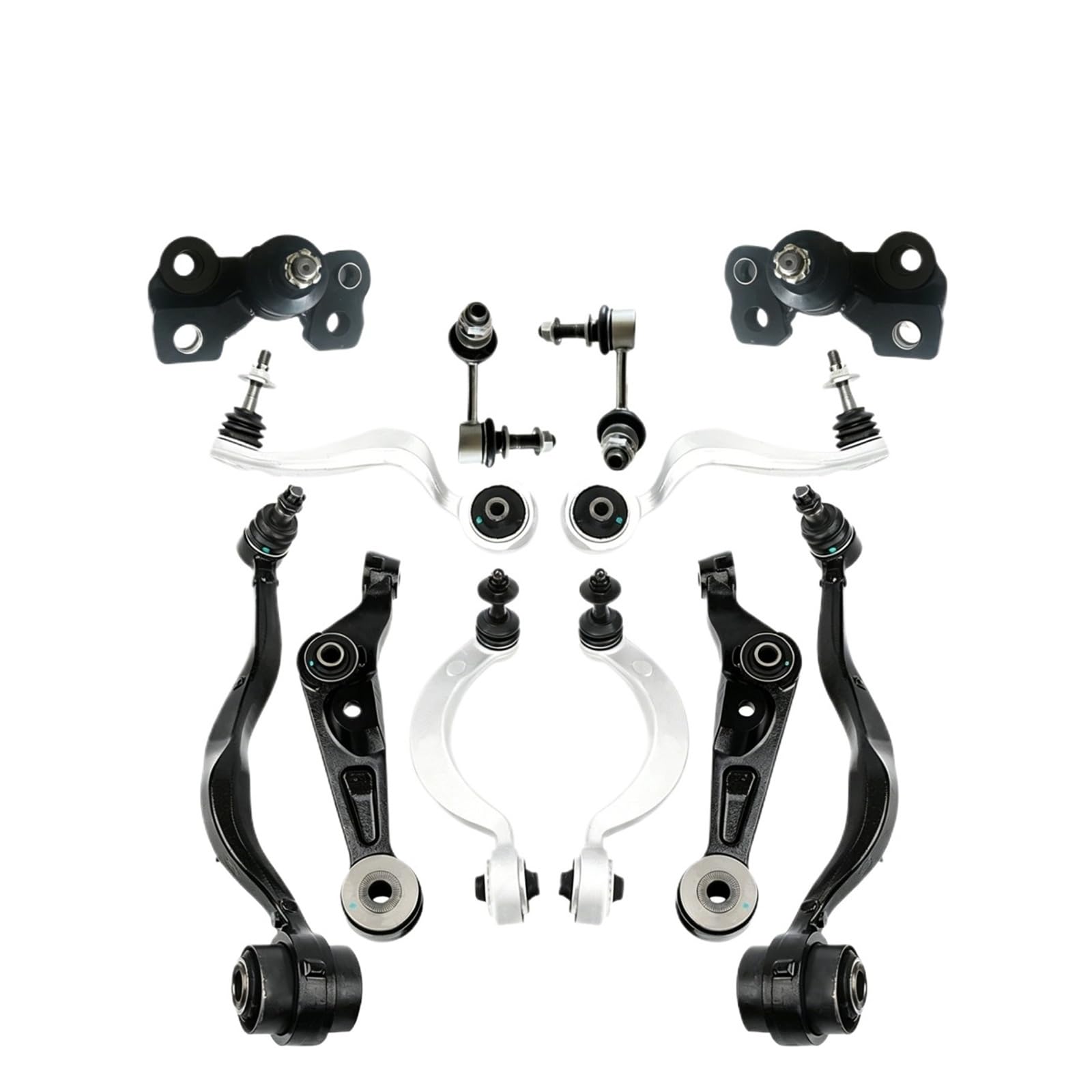 Compatible For Lexus LS600 LS600H LS600HL UVF45 UVF46 LS460 USF45 USF46 4WD. 12 Pcs Front Suspension Control Arm Stabilizer Link Kits