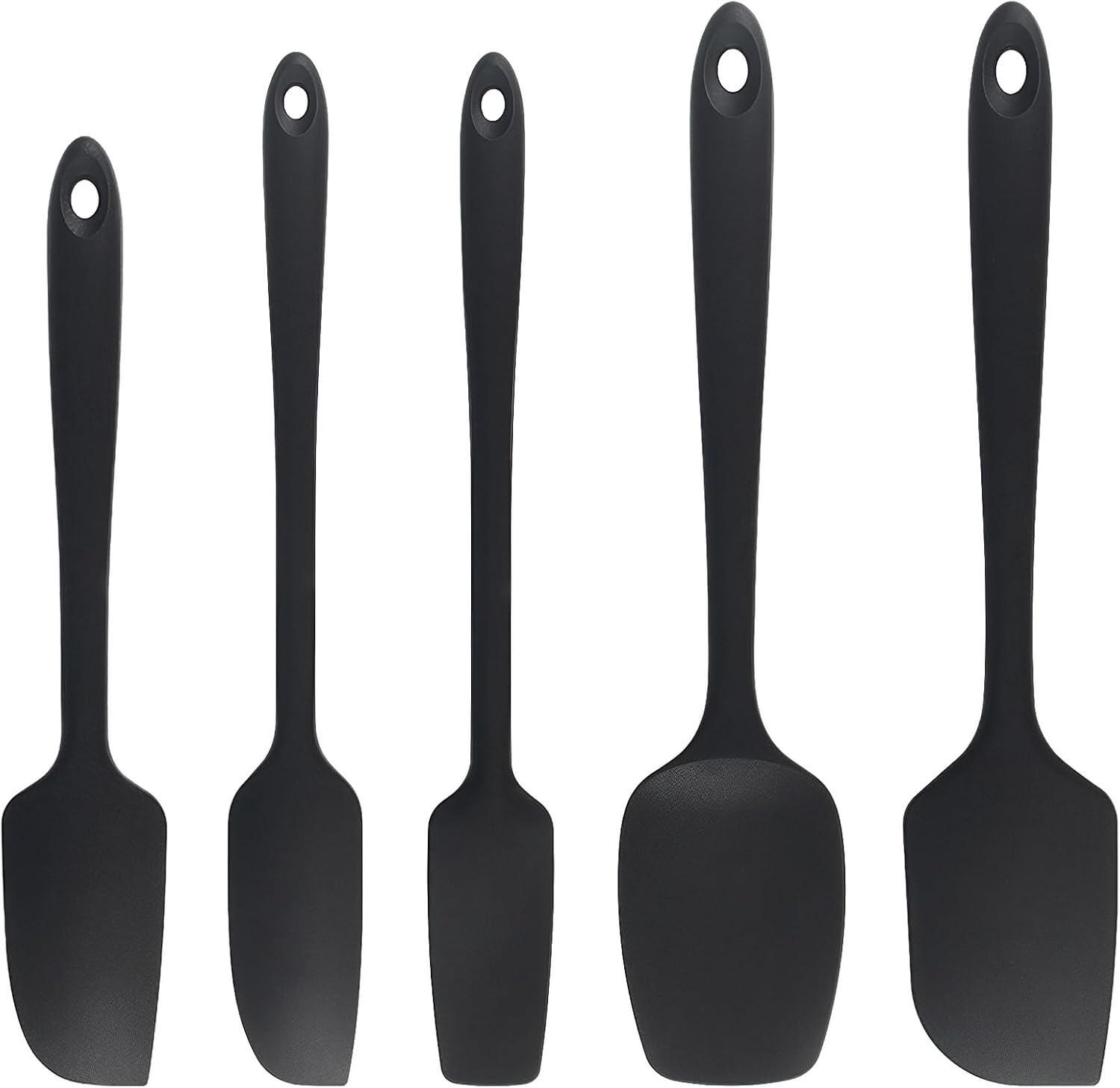 TTVOVO Silicone Spatula Set High Heat Resistant Kitchen Scraper Spatulas,%pcs