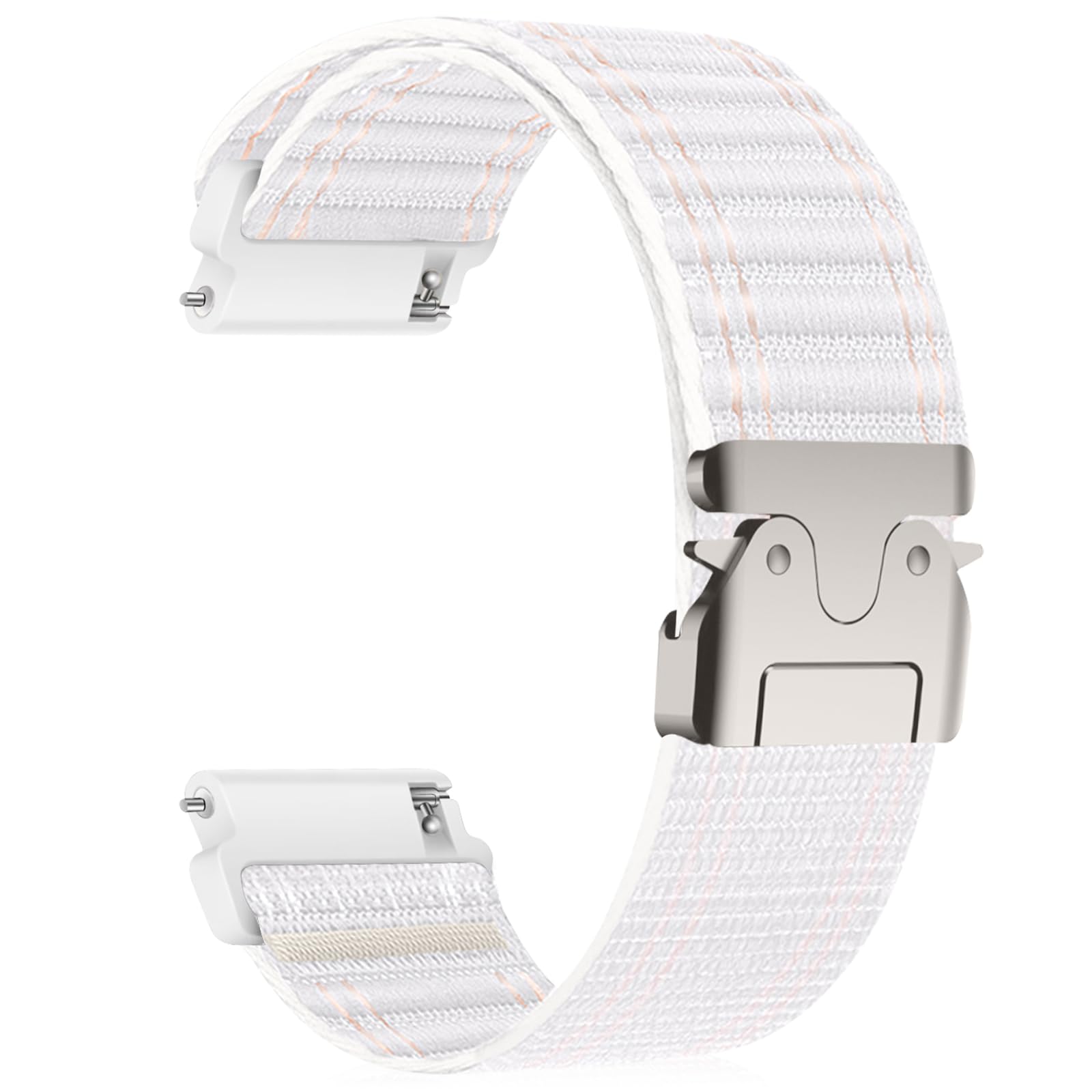 Correa Nylon para 20 mm Para Amazfit Active 2 / Amazfit Active/Amazfit GTR Mini/Amazfit GTS 4, Correa de Repuesto de Tejido Elástico, Correa Deportiva para Mujer Hombre