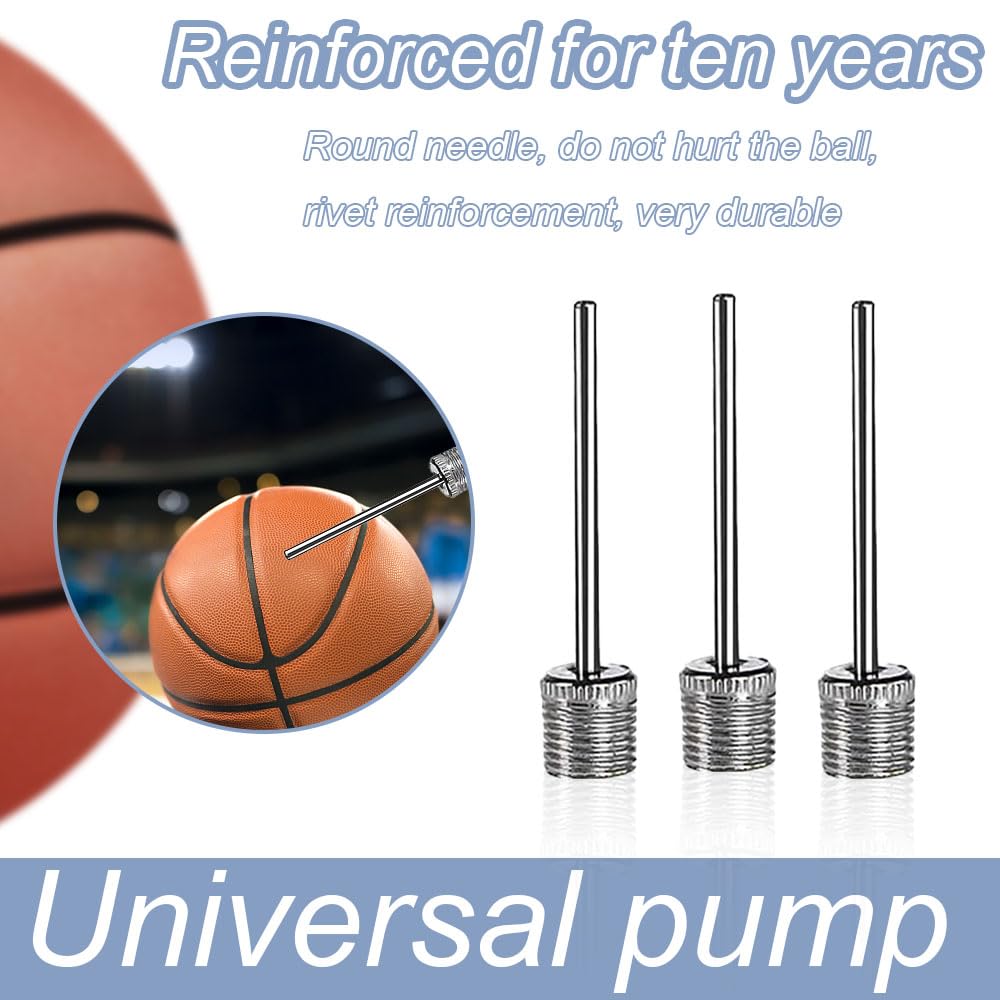 Ago Per Pompa Palloni - 12 Pezzi Per Gonfiare Calcio, Basket, Pallavolo E Altri Sport - Foto 7
