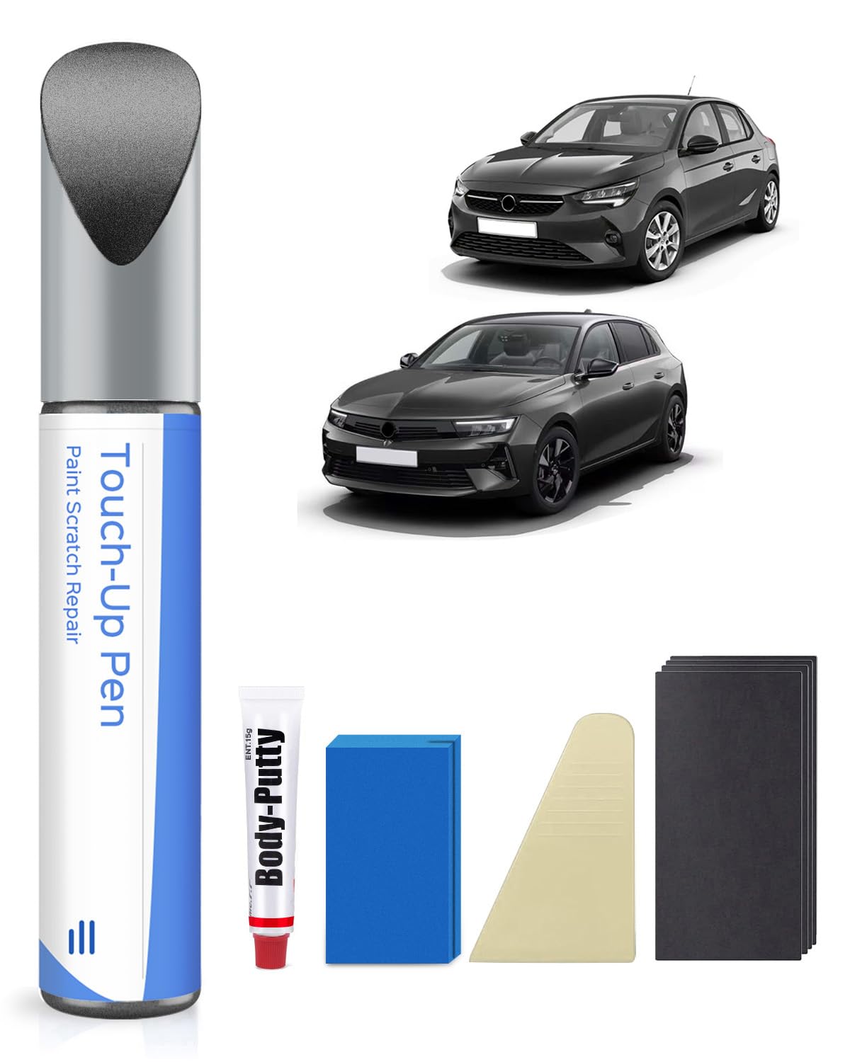 G40 / EVL/10H grigio pietra di luna metallizzata/Moonstone Grey Metallic Kit di ritocco per Opel corrispondenza esatta – riparazione di graffi e scheggiature