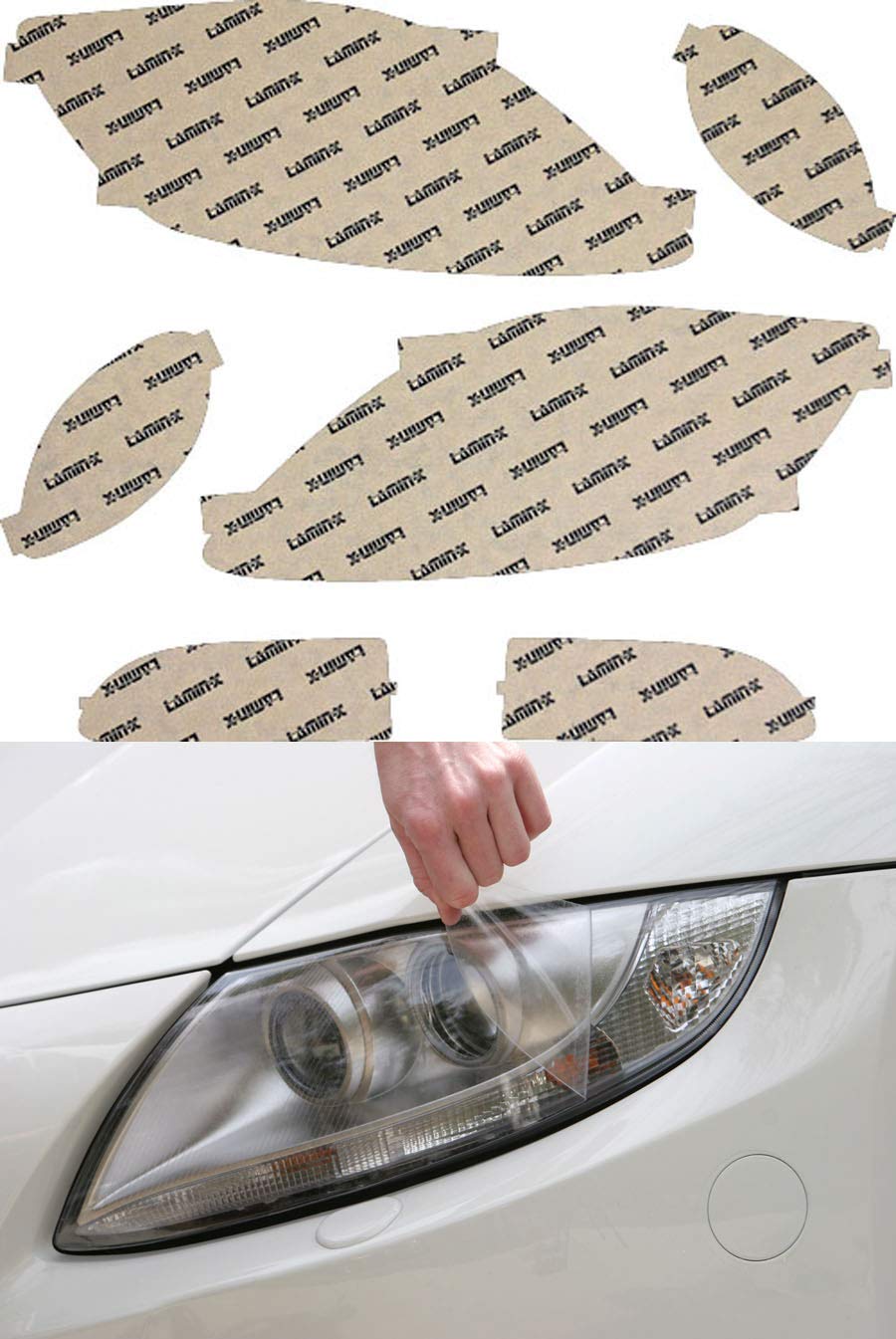 Lamin-x Custom Fit Clear Headlight Covers for Lexus GS (06-12)