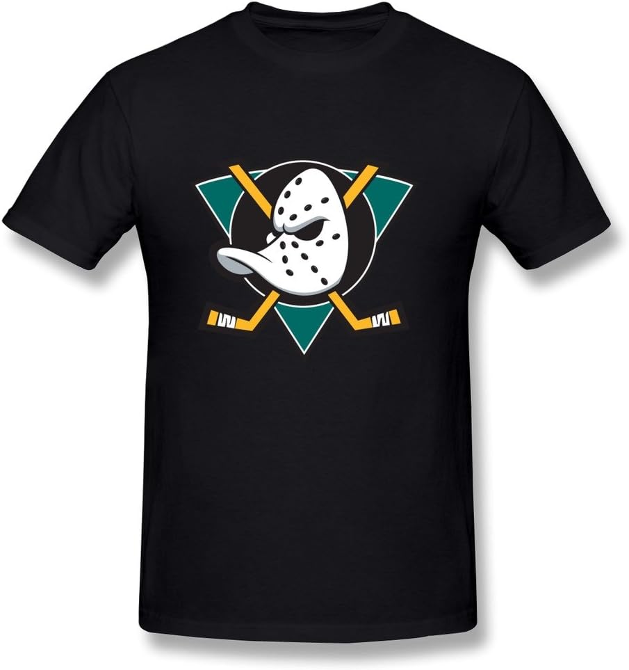 Delifhted Men's Mighty Ducks of Anaheim Logo T-Shirt