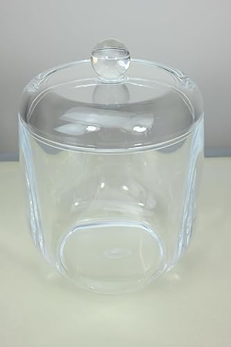 Miniatura 6 de Skywin Contenedor de acrílico para lavandería con tapa (transparente), contenedor de almacenamiento de cápsulas de lavandería para organización de