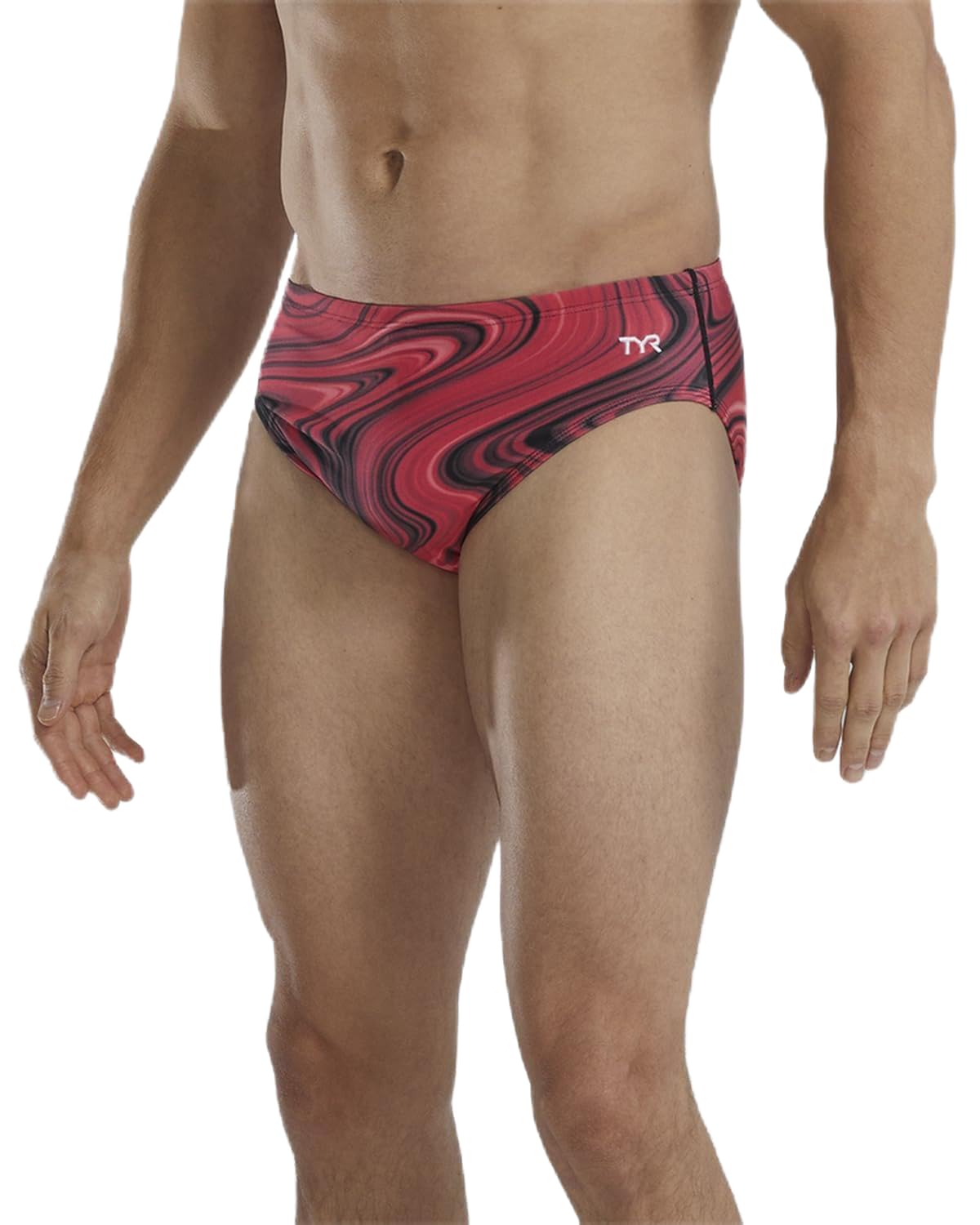 TYR Men's Durafast Elite Racer Brief Swimsuit Swim