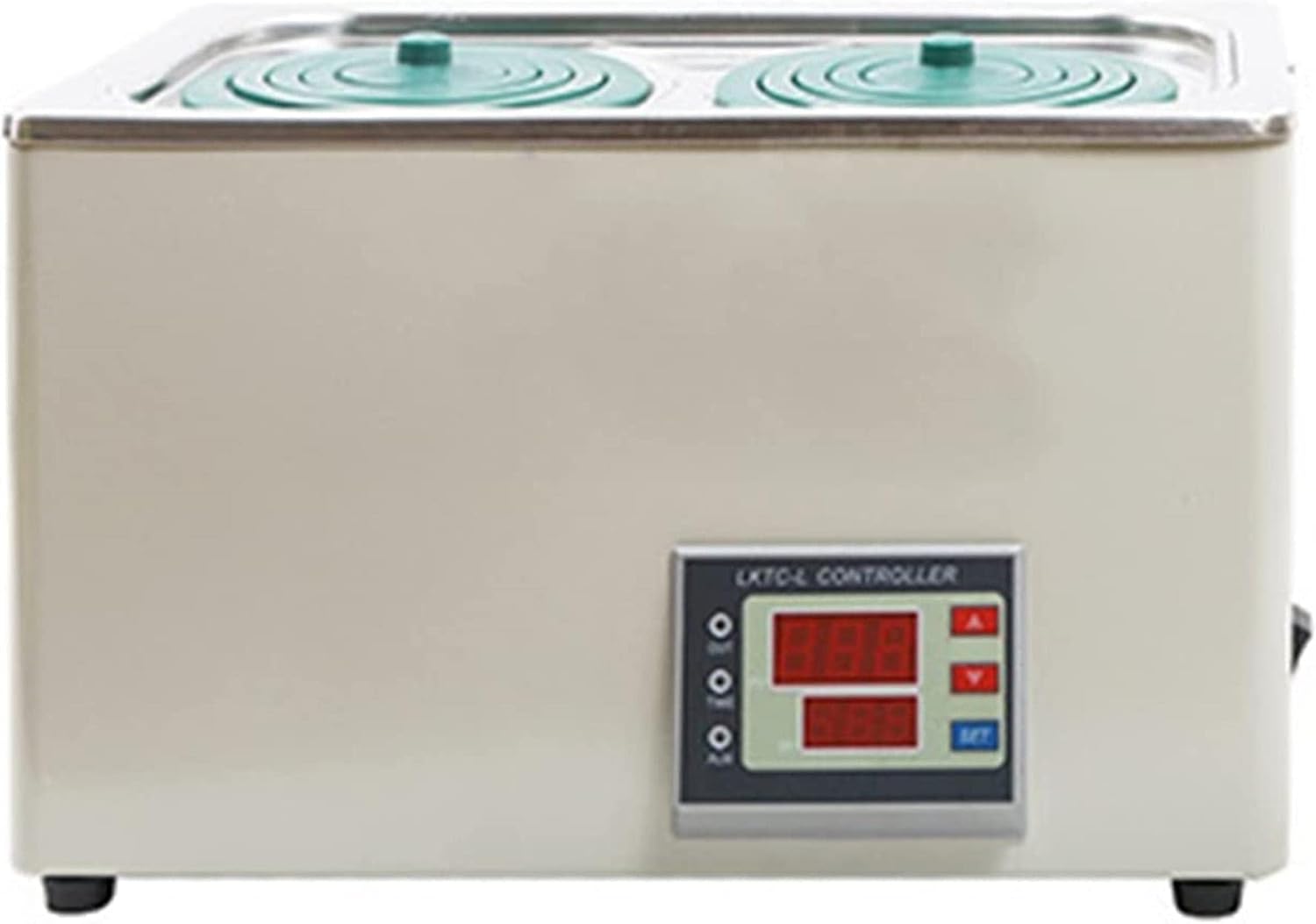 Thermostatic Laboratory Water Bath ，1/2/4/6 Holes Stainless Steel Liner,Digital Lab Water Bath ，RT to 100°C, 0~999 Mins Timer，Digital Display Water Bath Lab Equipment(1 Hole)