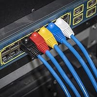 Vista 14 de Klein Tools 80085 VDV Kit de prueba de cables LAN y alambre para enchufes de datos modulares Klein Pass-THU RJ45, 6 piezas