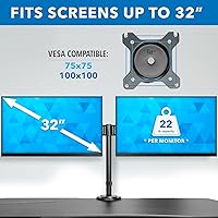 Vista 8 de Mount-It! Standing Desk Converter Height Adjustable 47" Extra Large Wide Stand Up Desk Riser, Dual Monitor Arm Mounts, Stand Up Desk Convertor with