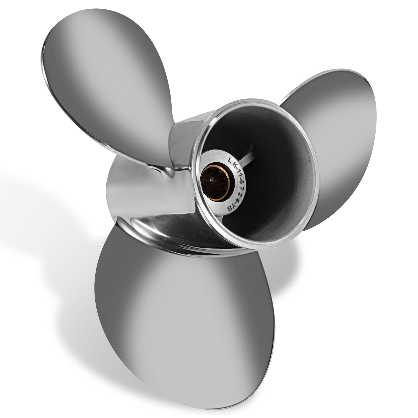Yamaha Outboard Propeller - 9 7/8 X 11 1/4 Aluminum 3-Blade RH Prop For 20-30hp Engines