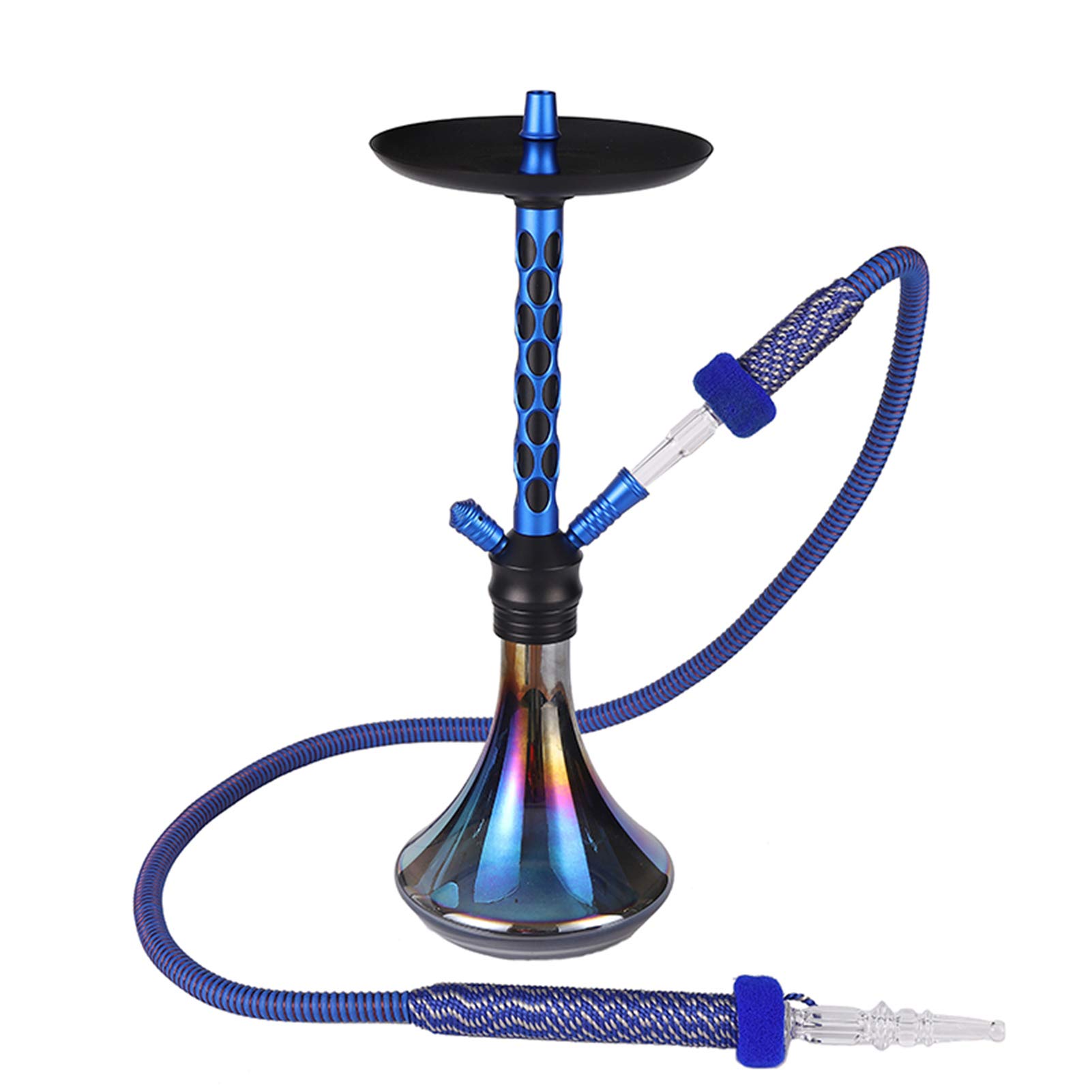 Shisha-Set Hochwertiges 1-Schlauch-Set, Edelstahl-Wasserpfeife, Einfach Zu Zerlegen Und Zu Reinigen Party-Raucher-Set Für Zuhause, Autos Und Partys