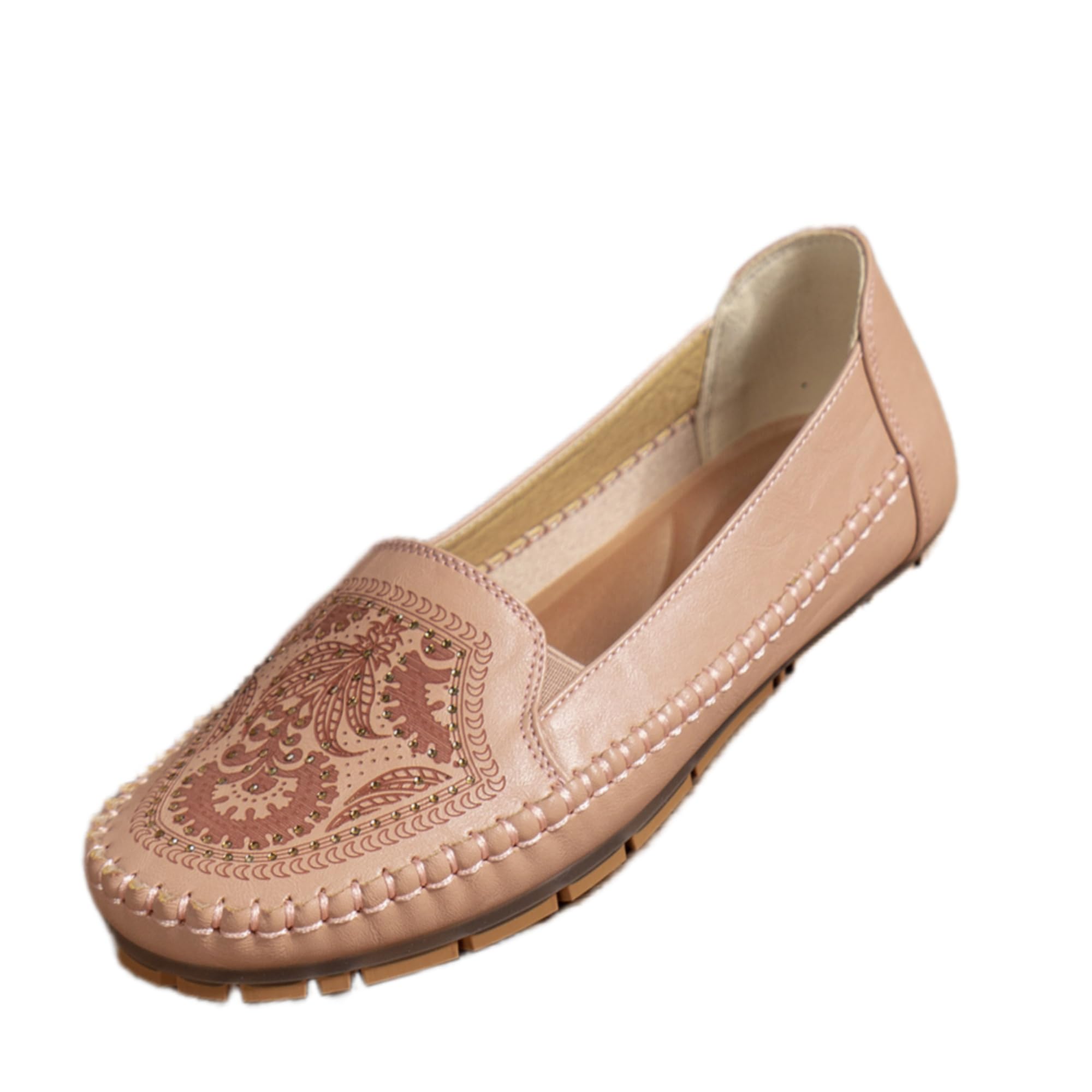 Loafers for Women Leather Business Casual Shoes Comfortable Lightweight Penny Loafers Slip On Work Flats Moccasins Driving Boat Shoes-image-47