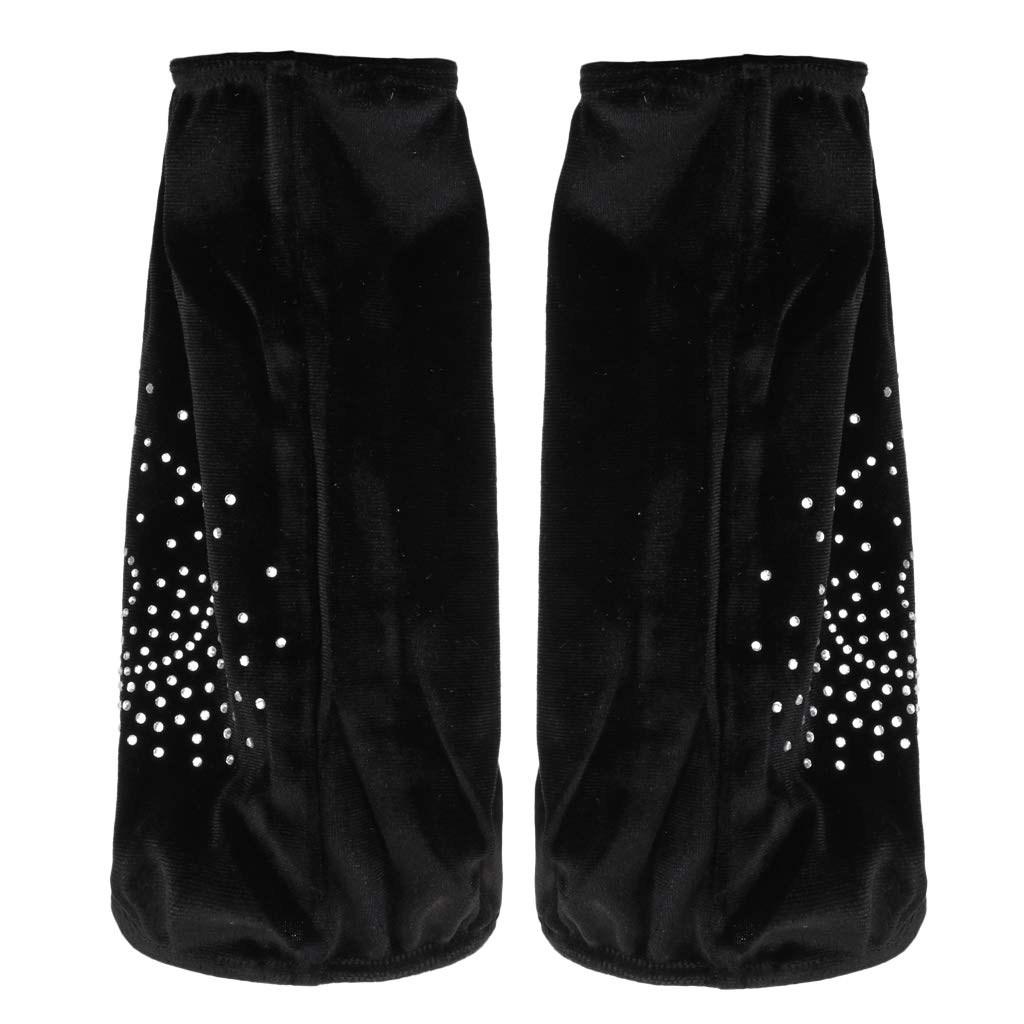 P Prettyia Couvres-Botte de Patinage sur Glace,Sac de Protection Housse Elastique pour Patinage Artistique Haute Qualité - S