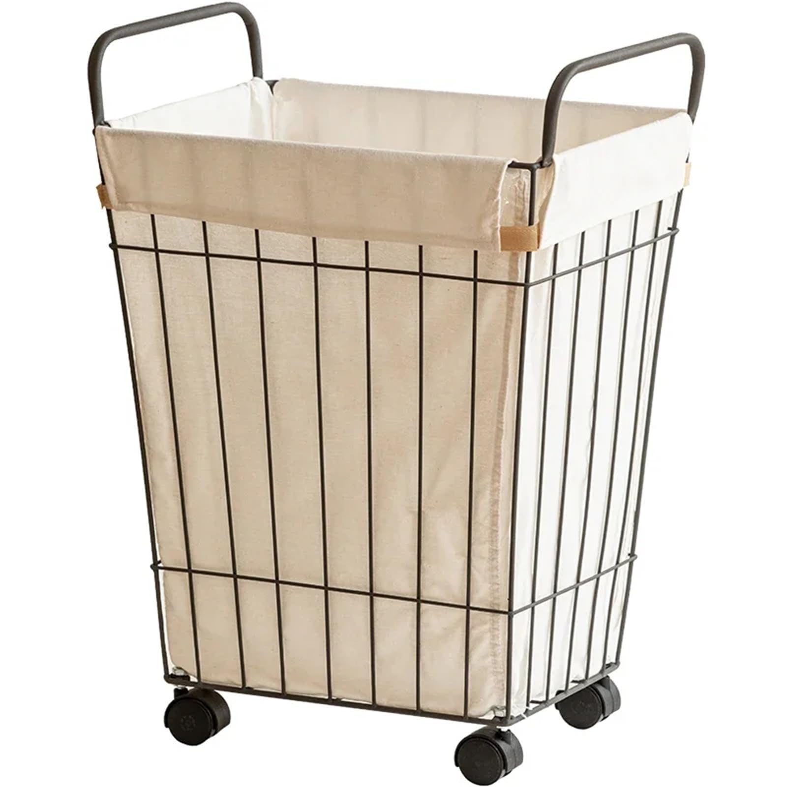 Panier à linge panier de rangement en fer pour salle de bains et salon