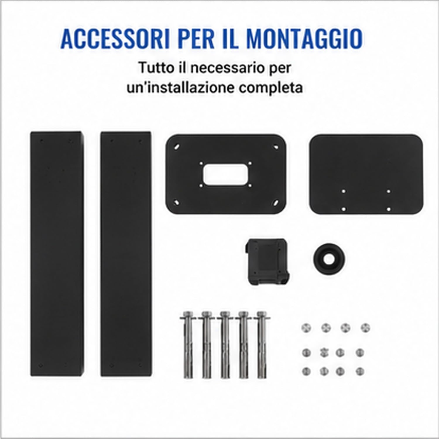 Soporte universal para Wallbox, para estaciones de carga para coches eléctricos, aleación de aluminio y aleación de neodimio para exterior, interior, garaje, aparcamiento