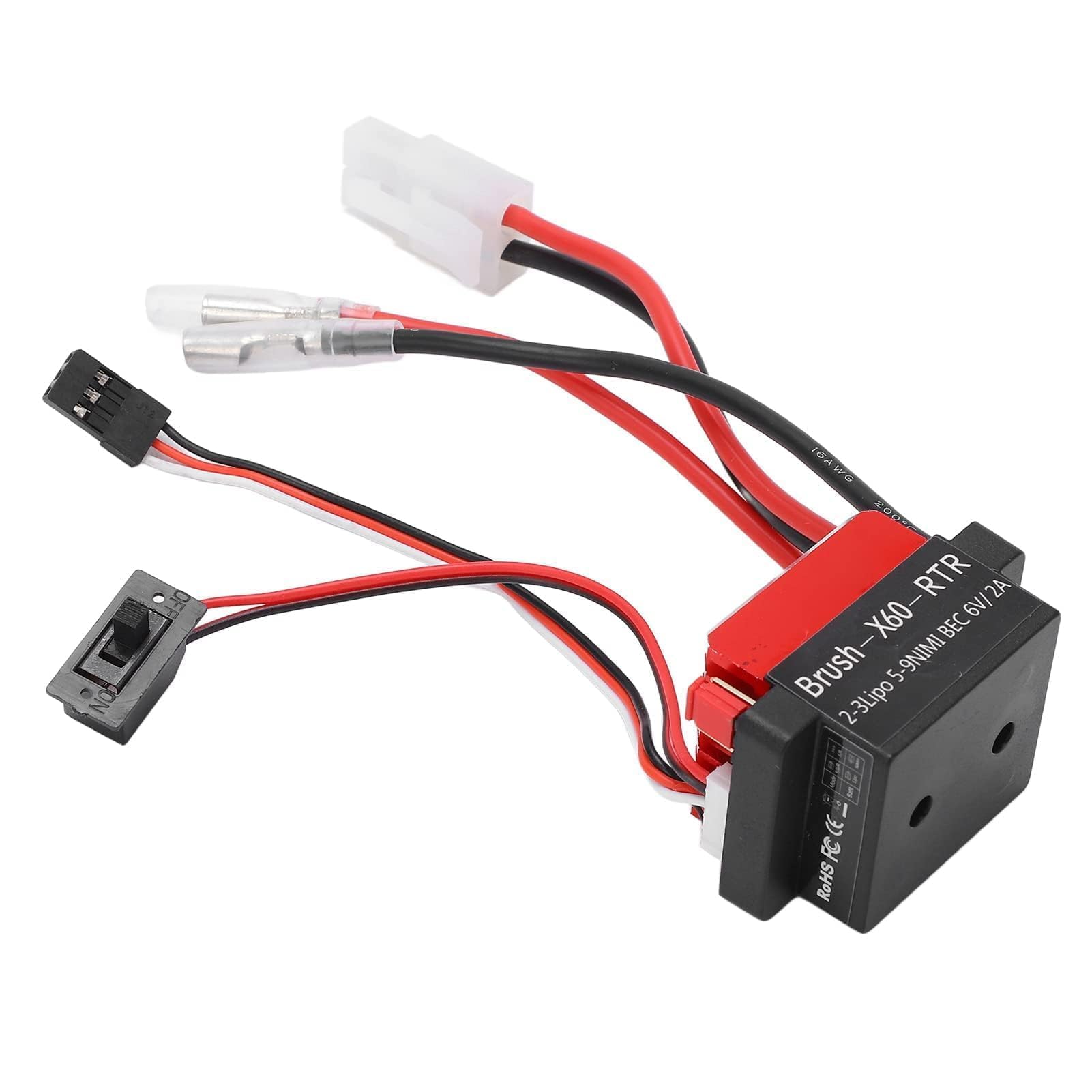 Moteur Balayé RC, 540 Torsion élevée à Faible Bruit Mode de Fonctionnement Double Protection Basse Tension Moteur Balayé 360A ESC pour SUV RC(35T)