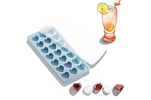 Heart-Shaped Ice Delight: Cool Your Drinks with Love