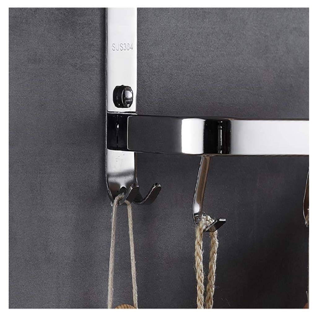 Amazon｜Zxyan タオル掛け 風呂 浴室の棚ステンレス化粧品タオル棚