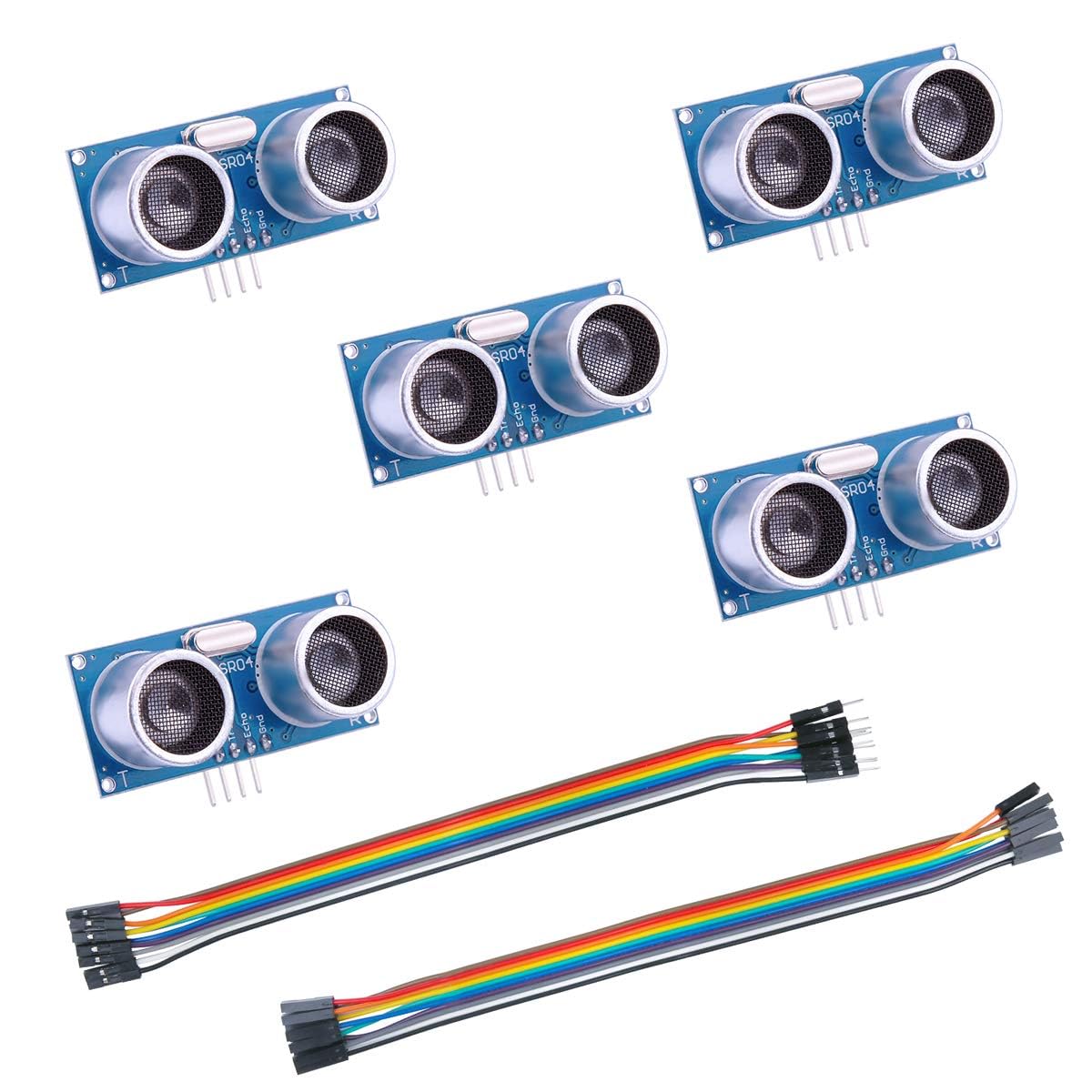 ELEGOO 5PCS HC-SR04 Ultrasonic Module Distance Sensor Kit — Amazon image 2