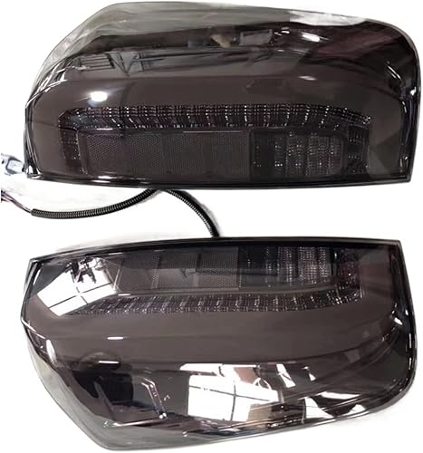 YILKAL 1 par de luces traseras compatibles con Nissan Navara Np300 2015 2016 2017 2018 2019 LED luz trasera de estacionamiento luz trasera freno de