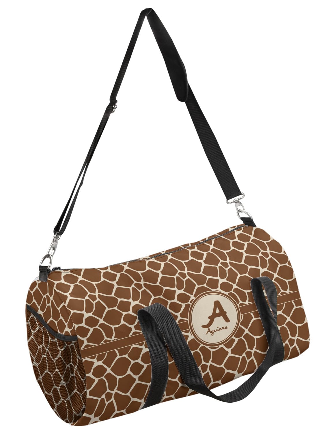 YouCustomizeIt Personalized Giraffe Print Duffel Bag - Small