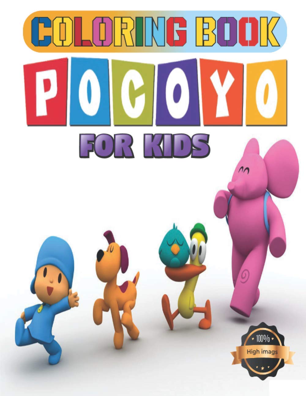 Buy Pocoyo Coloring Book for kids: Exclusive Edition +60 Premium
