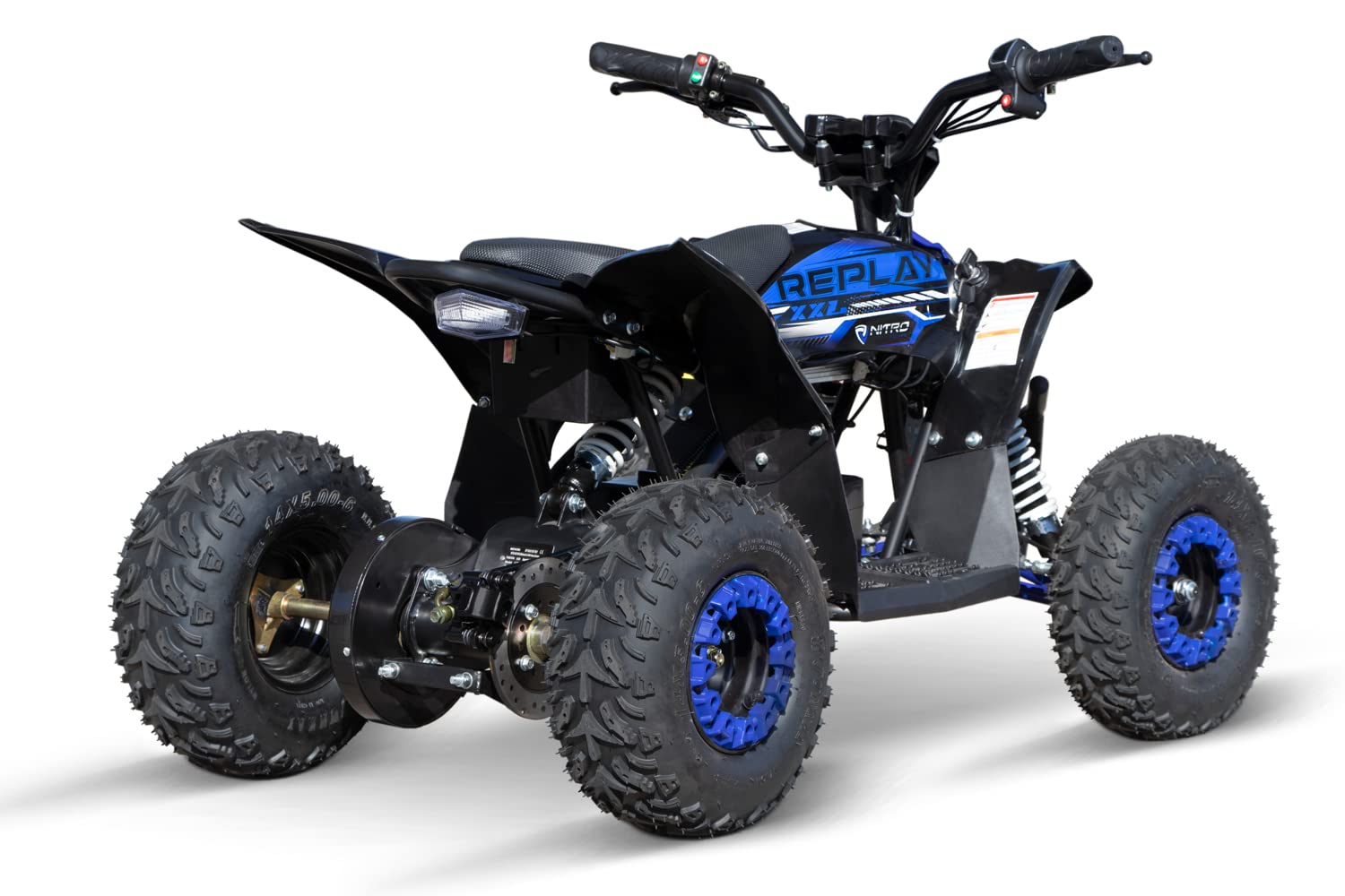 Nitro Motors 1500W Eco midi Kinder Quad Replay DLX 6', Farbe:Grün