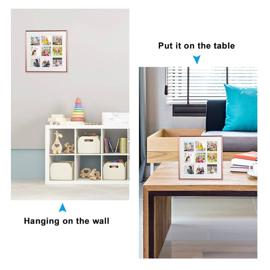 Amazon.co.jp: NUOLUX フォトフレーム 写真立て 複数枚 多面