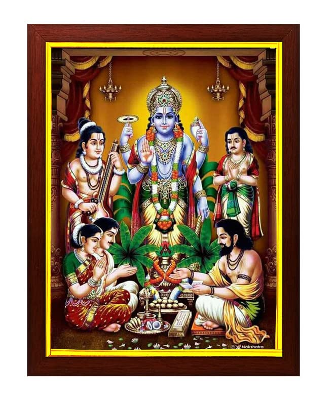 zig zag Worshipping Lord Vishnu and Narad, Must for Religious and