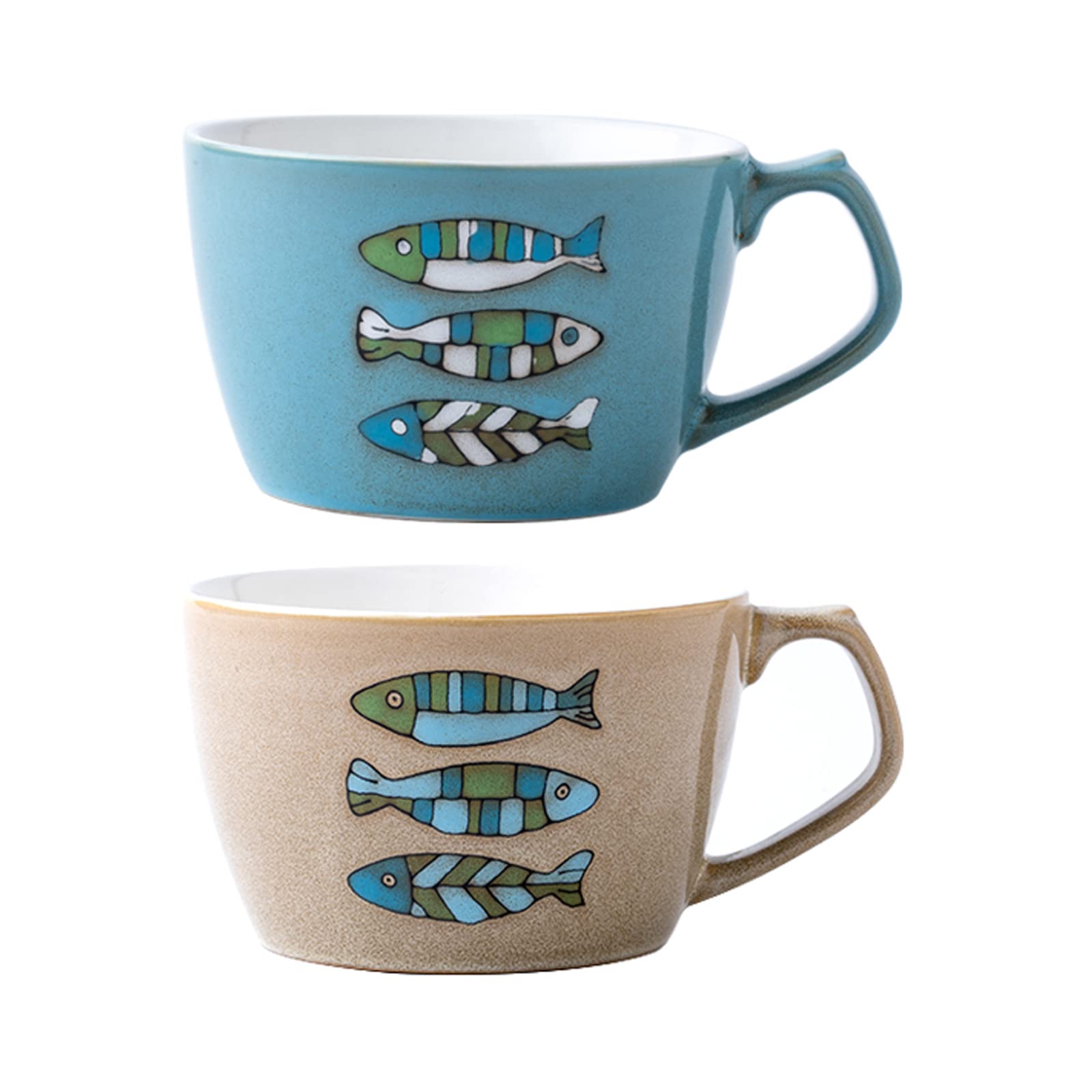 Wykwintna ceramika, duża pojemność ceramicznego śniadaniowego kubka/650 ml, duży kaliber ceramicznego kubka, ceramiczne kubki do kawy, porcelanowy kubek na poranną herbat