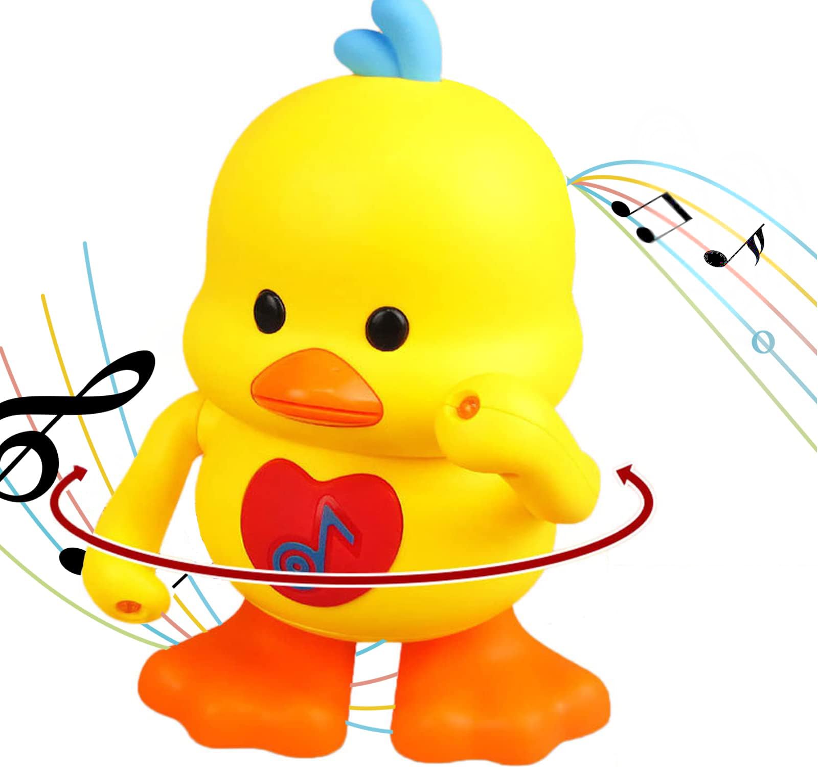 Asslye 2025 New Dancing Duck Toy - Dancing Age 3+ and Singing Musical Duck with Led Lights, Early Educational Toy Gift For Kids (duck)