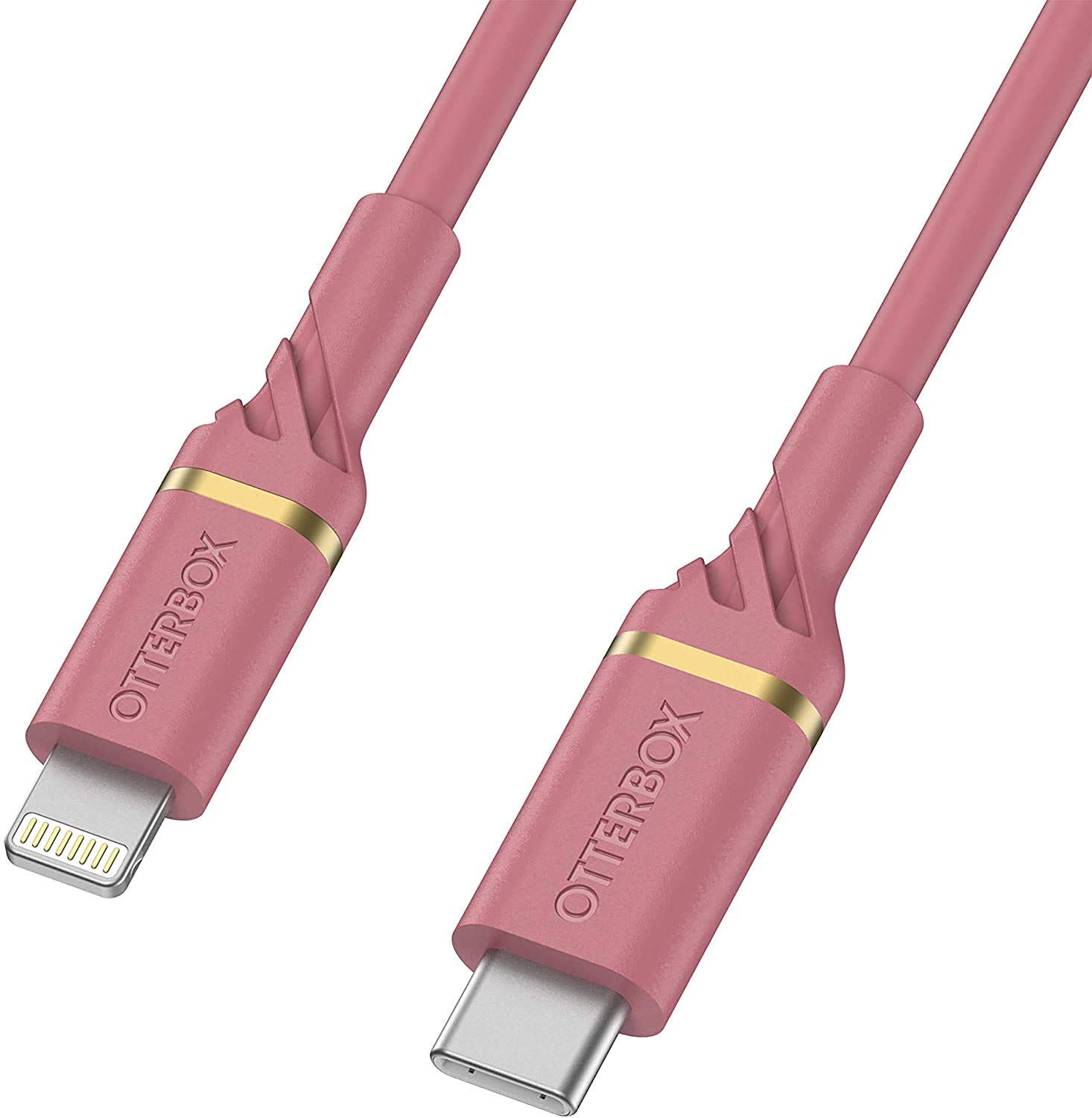 OtterBox cavo USB-C a Lightning, di ricarica Fast Charging ultra resistente per iPhone e iPad, certificato MFi, ultra robusto, testato per pieghe e flessibilità, 1M, Rosa