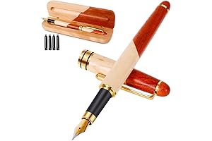 Wooden Fountain Pen: Intricate Handmade Writing Luxury