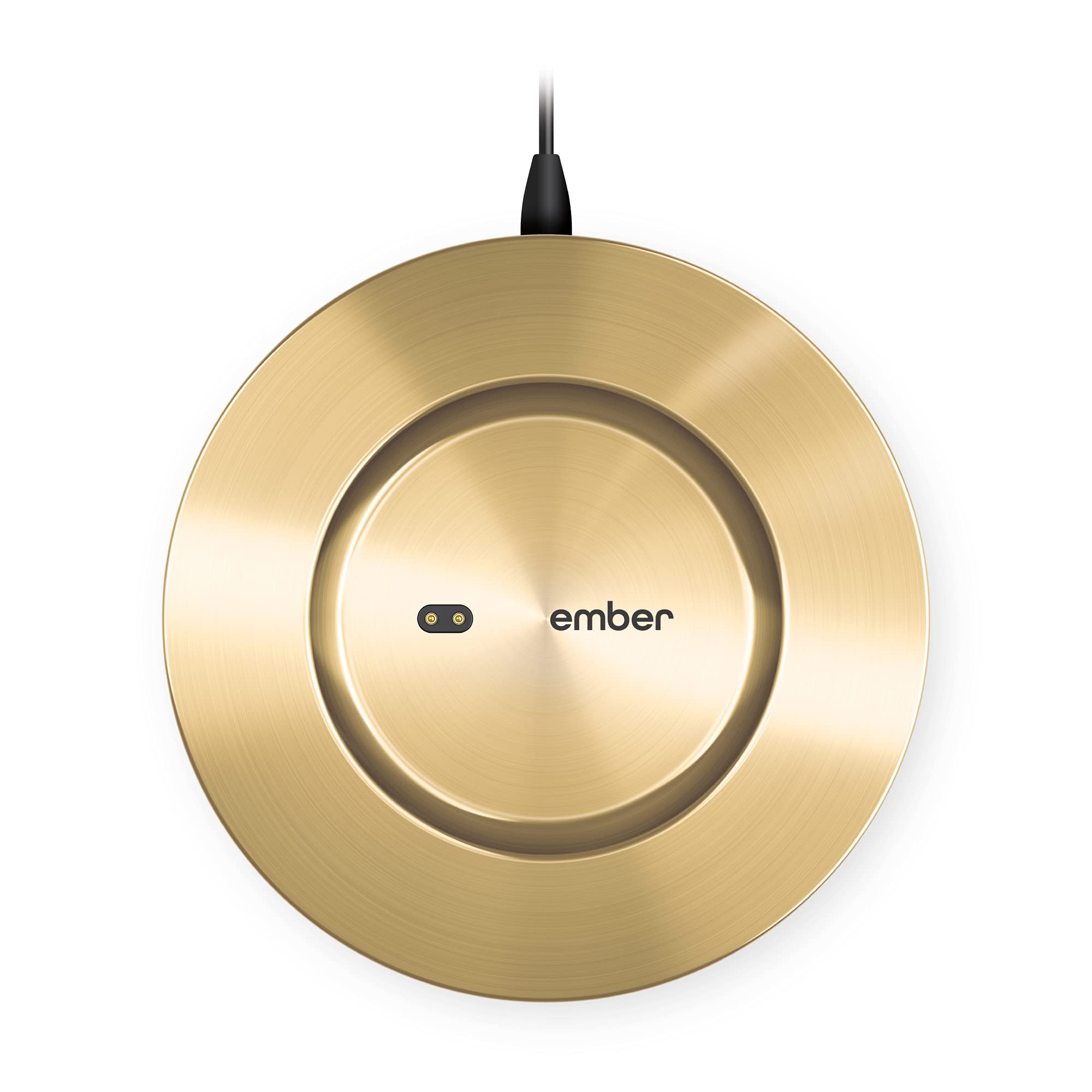 Ember Charging Coaster 2, Wireless Charging for Use with Ember Temperature Control Smart Mug, Gold