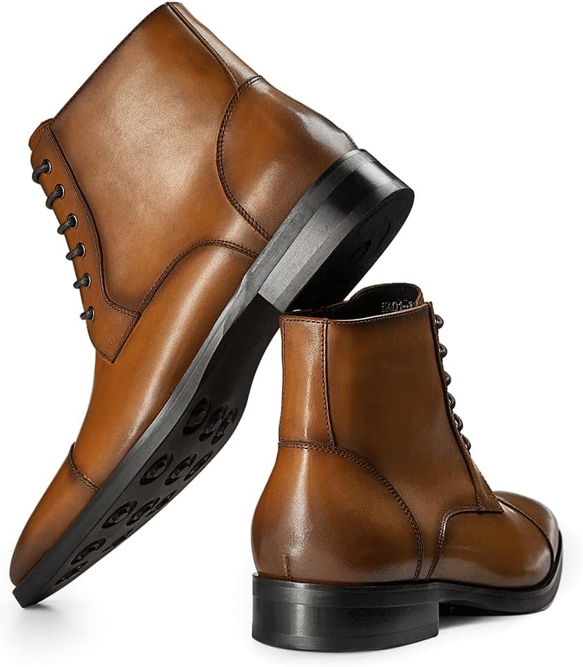 GIFENNSE Mens Dress Boots Formal Chelsea Boots for Men - Image 4