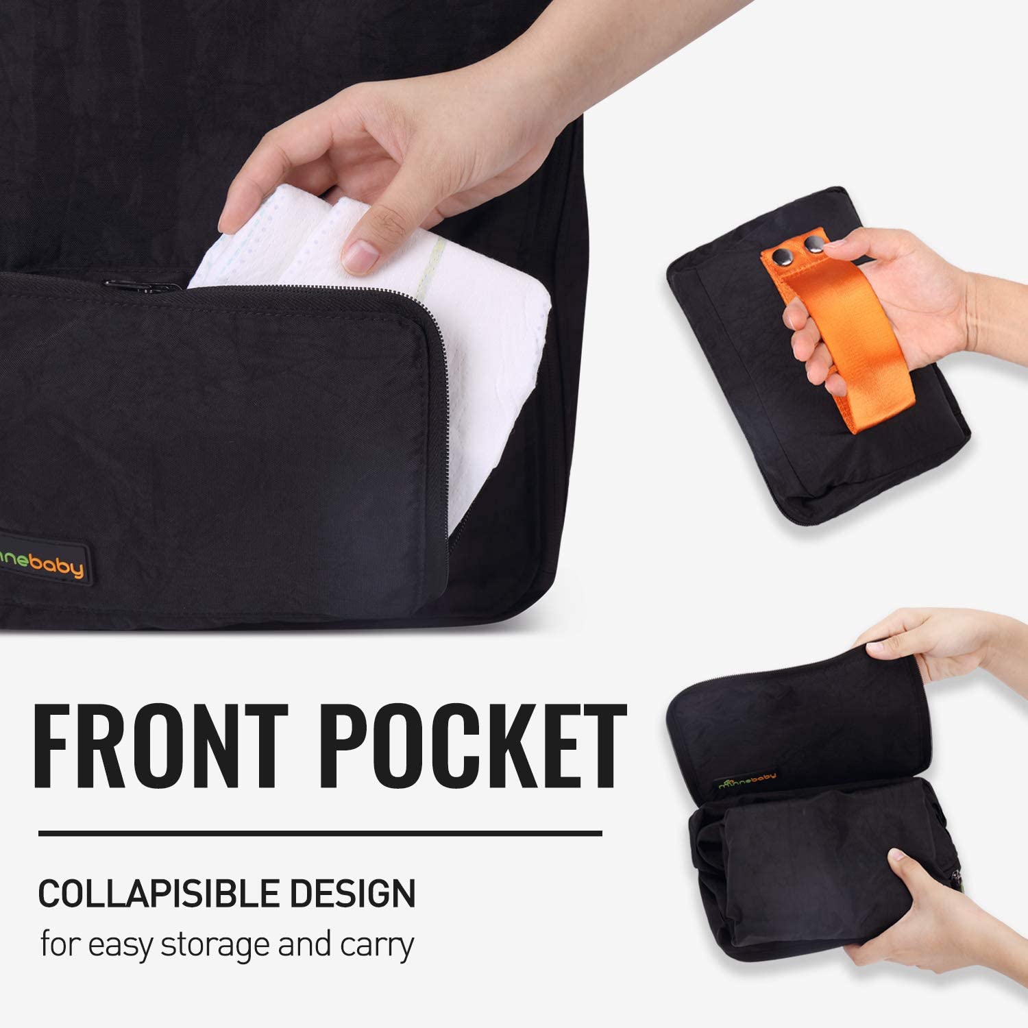 Minne Baby Borsa da viaggio grande per passeggino 3 in 1 | Compatibile con GB Pockit & Pockit Air All-Terrain | Leggero, impermeabile e compatto per i viaggi primaverili essenziali