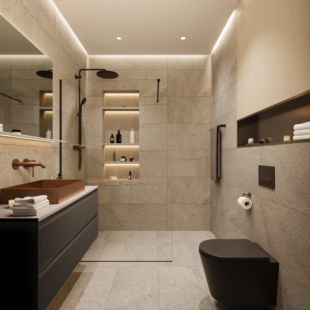 Lavabo de Encimera Timeless 55x38 cm | Acero Inoxidable 304 | Sin Rebosadero | Desagüe Cobre Cepillado | Fácil Instalación