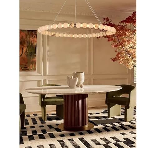 _ȃVfA, 50`100cm 嗝΃O \ LED 2025 VfA AoX^[ ݂艺v TXyVƖ  _CjO[p(Dimmable,80cm)