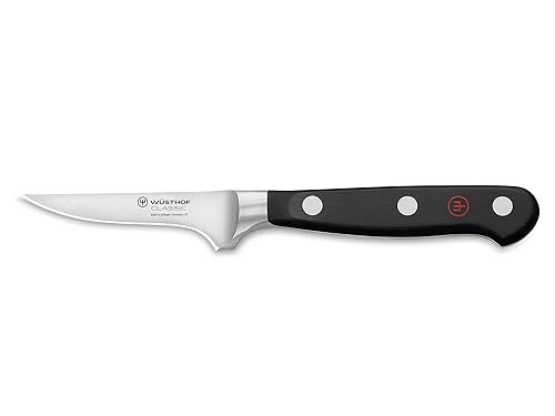 WÜSTHOF Cuchillo de corte clásico de 2.75 pulgadas, negro