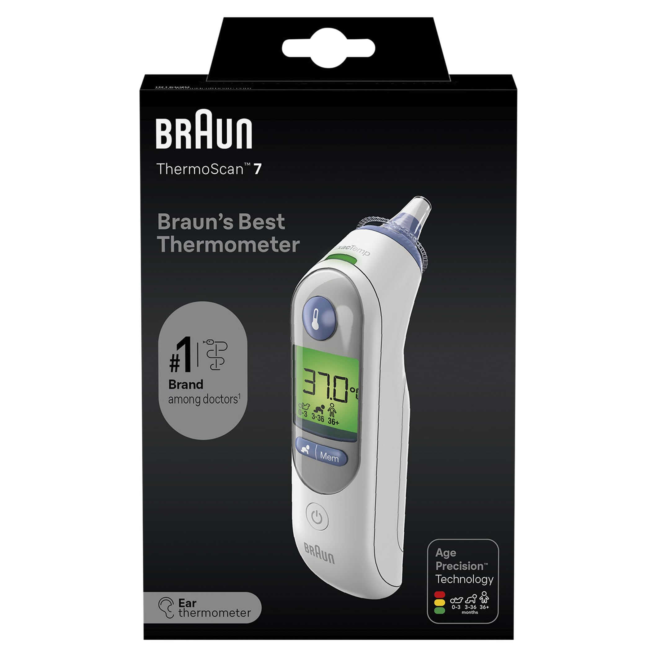 Braun ThermoScan 7 Ear thermometer | Age Precision Technology