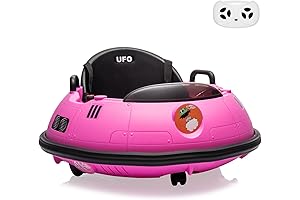 12V Electric Ride-On Bumper Cars for Kids with Remote Control