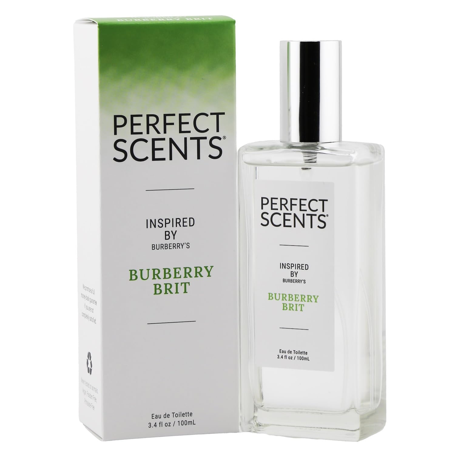 Perfect Scents Fragrances, Inspired by Burberry’s Burberry Brit, Women’s Eau de Toilette, CLEAN, Vegan, Paraben-Free, Phthalate-Free, Never Tested on